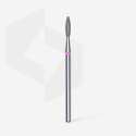 Carbide Diamant Flame Rouge (2,1mm/8mm) | Staleks | Indigo Nails Belgium
