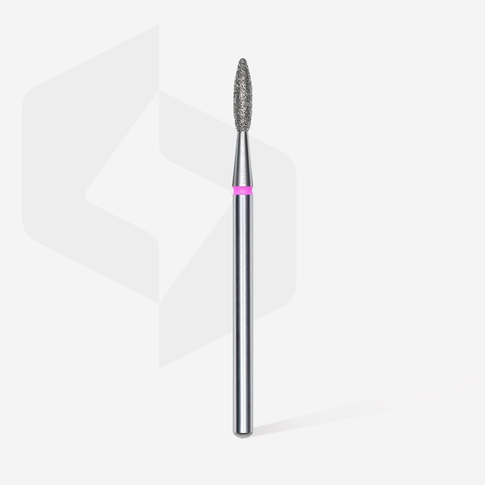 Carbide Diamant Flame Rouge (2,1mm/8mm) | Staleks | Indigo Nails Belgium