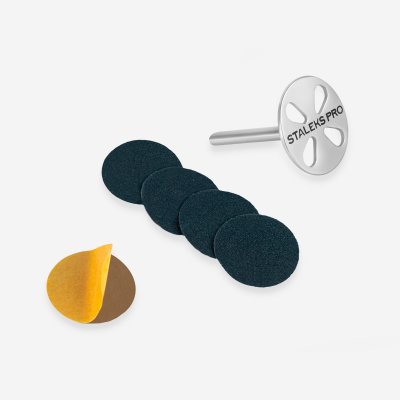 Pododisc M et 5 Recharge grain 180 (20 mm) | Staleks Podo | Indigo Nails Belgium 2