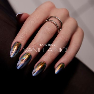 Indigonails - Belgique - Flame Holo Vanilla Nice 2