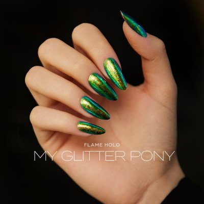 Indigonails - Belgique - Flame Holo My Glitter Pony 2