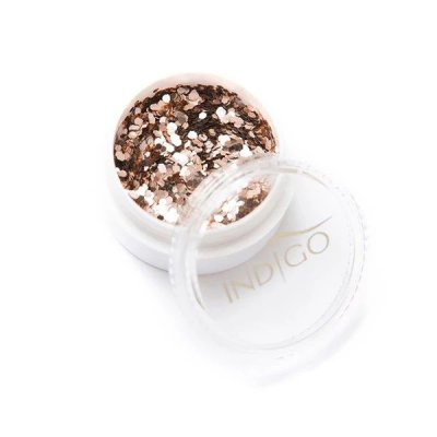 Indigonails - Belgique - hexagone - light gold - weeding 2